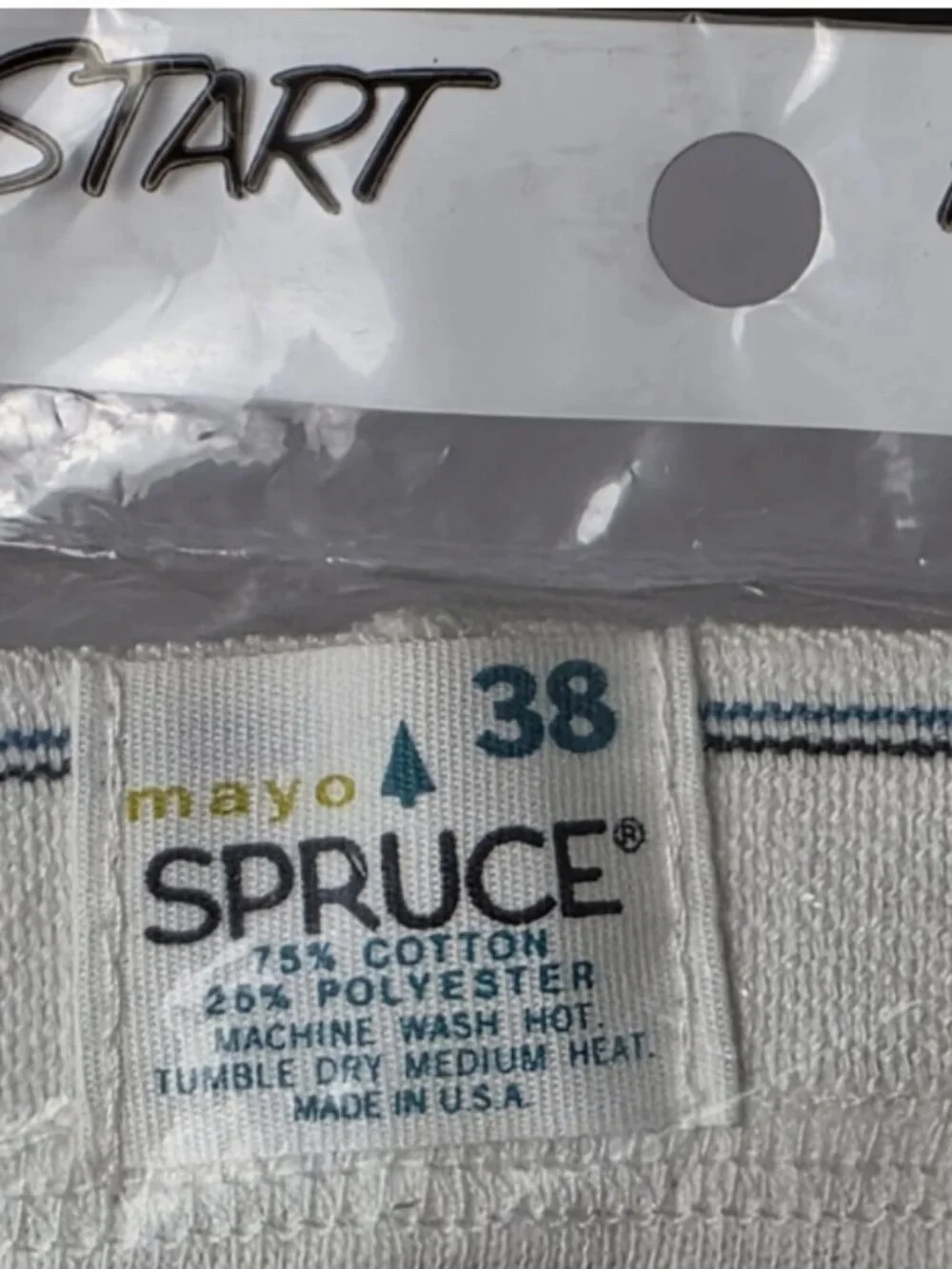 Vintage Mayo Spruce Men's Briefs NOS Deadstock HTF Size 38